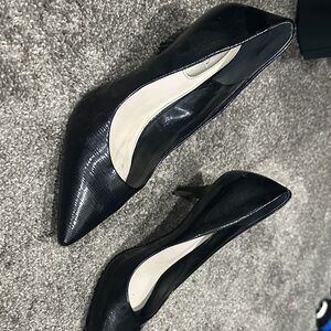 Alfani Sleek Black Heels
